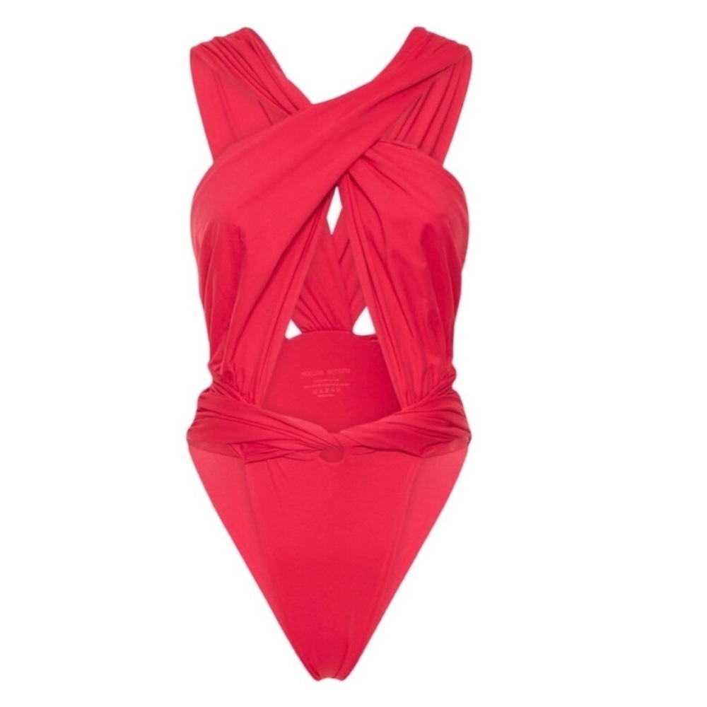 MAGDA BUTRYM WARP CUTOUT SWIMSUIT - Picture 3 of 8